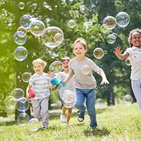 Space Rocket Bazooka Bubble Gun Electric Automatic Bubble Makers Bubbles Machine Toy, Bazooka 2in1 Cap 8 & 36 Holes Bubble Gun Toy For Pool Party Summer Vacations Birthday Party Perfect Gift for Kids Battery Operated Small Bazooka Boom Feast Bubble Gun
