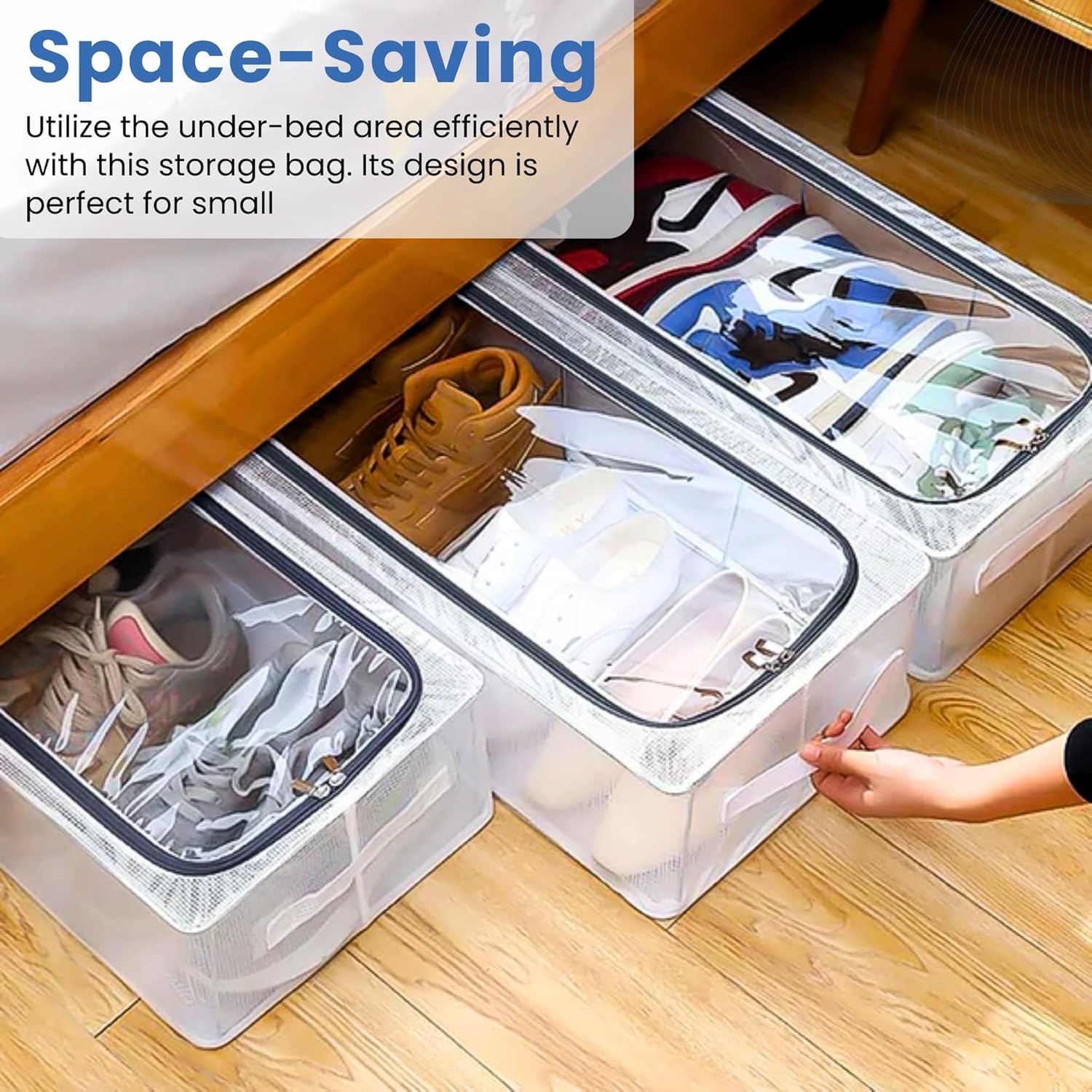 Under Bed Shoe Storage Box