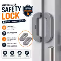 Premium Quality Fridge Lock | Baby Safety Refrigerator Door Lock