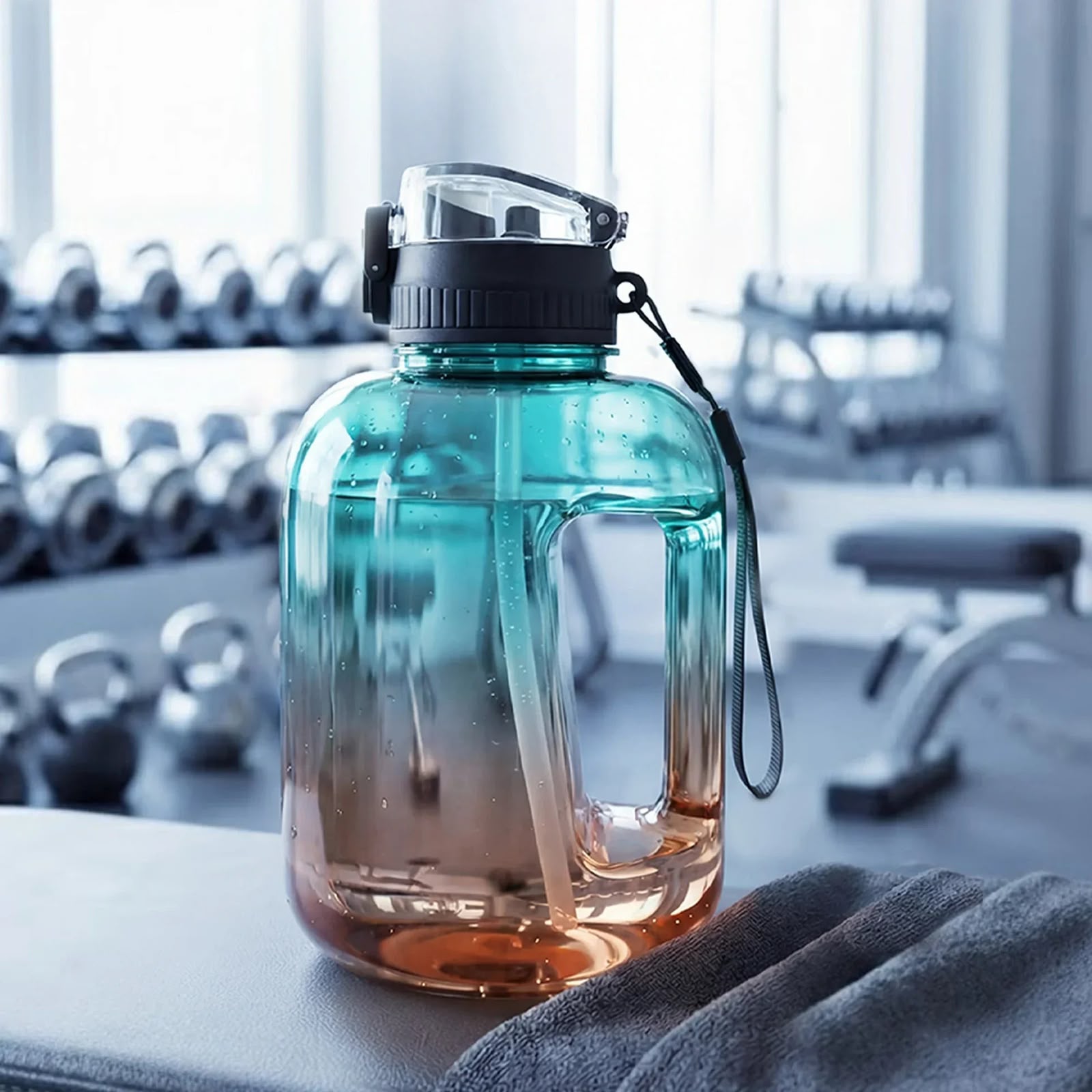 2000ml Sporty Water Bottle (BPA Free)
