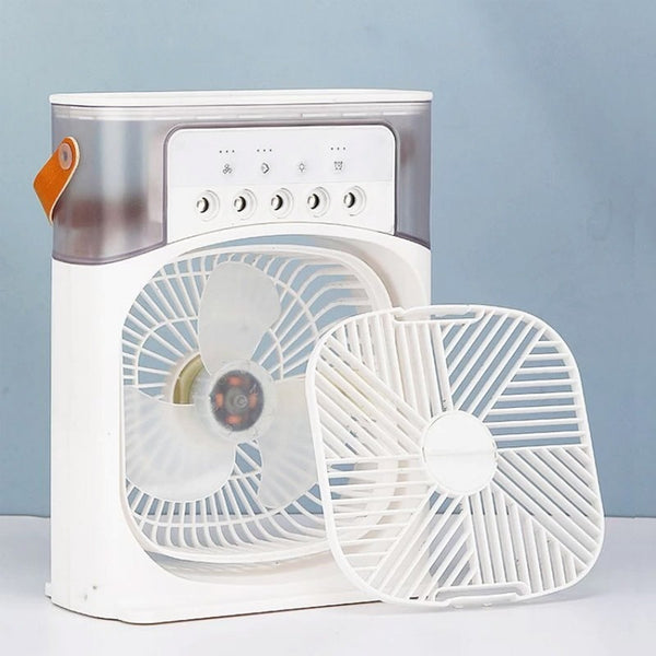 Portable Air Cooling Fan with Mist Spray